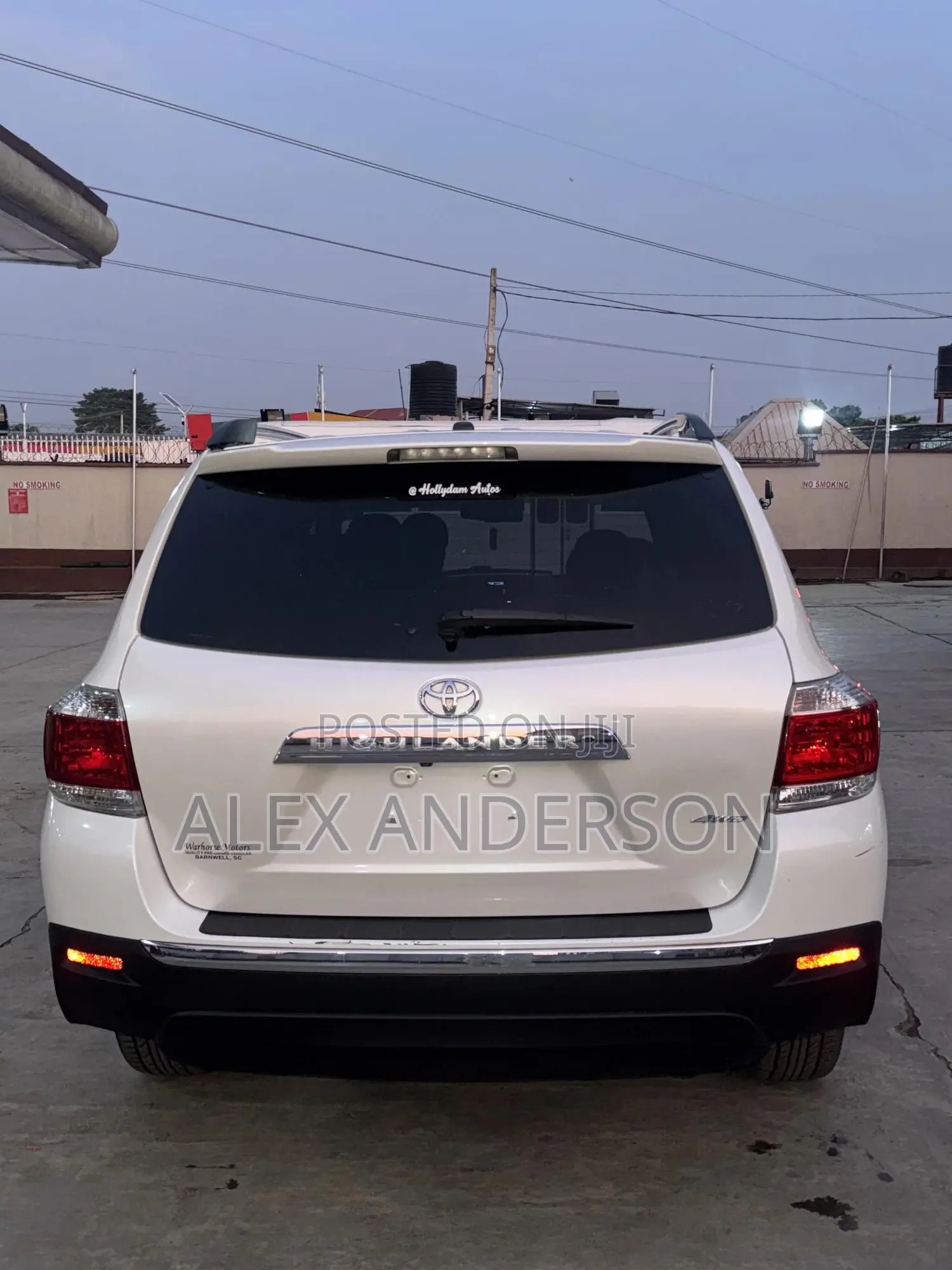 Toyota Highlander Limited 2012 White