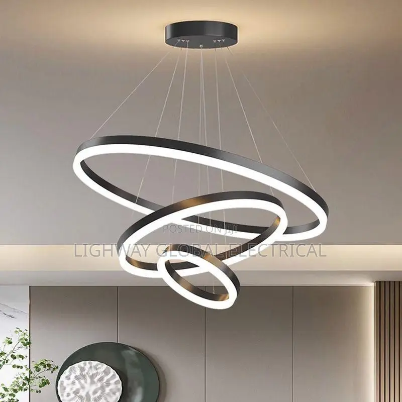 Three Step Ring Chandelier Light