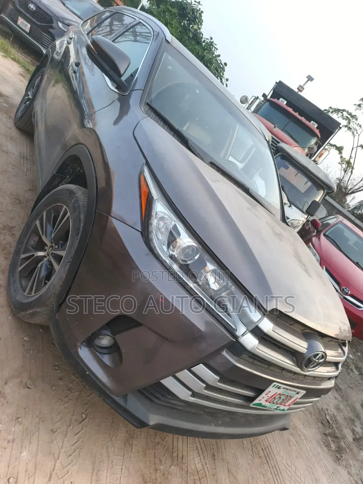 Toyota Highlander XLE V6 4x2 (3.5L 6cyl 6A) 2016 Gray