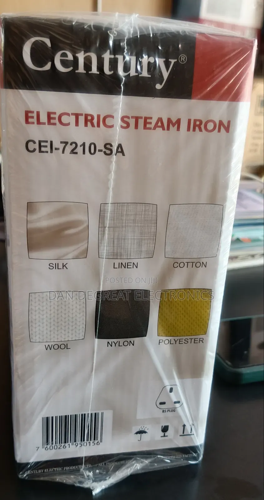 Century Electric Garment Steam Iron Cei-7210-Sa