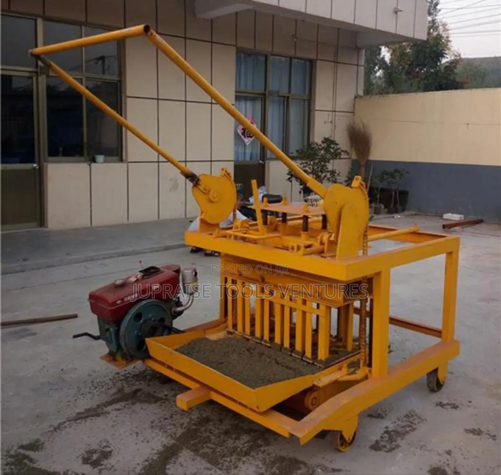 Mobile Block Moulding Maching