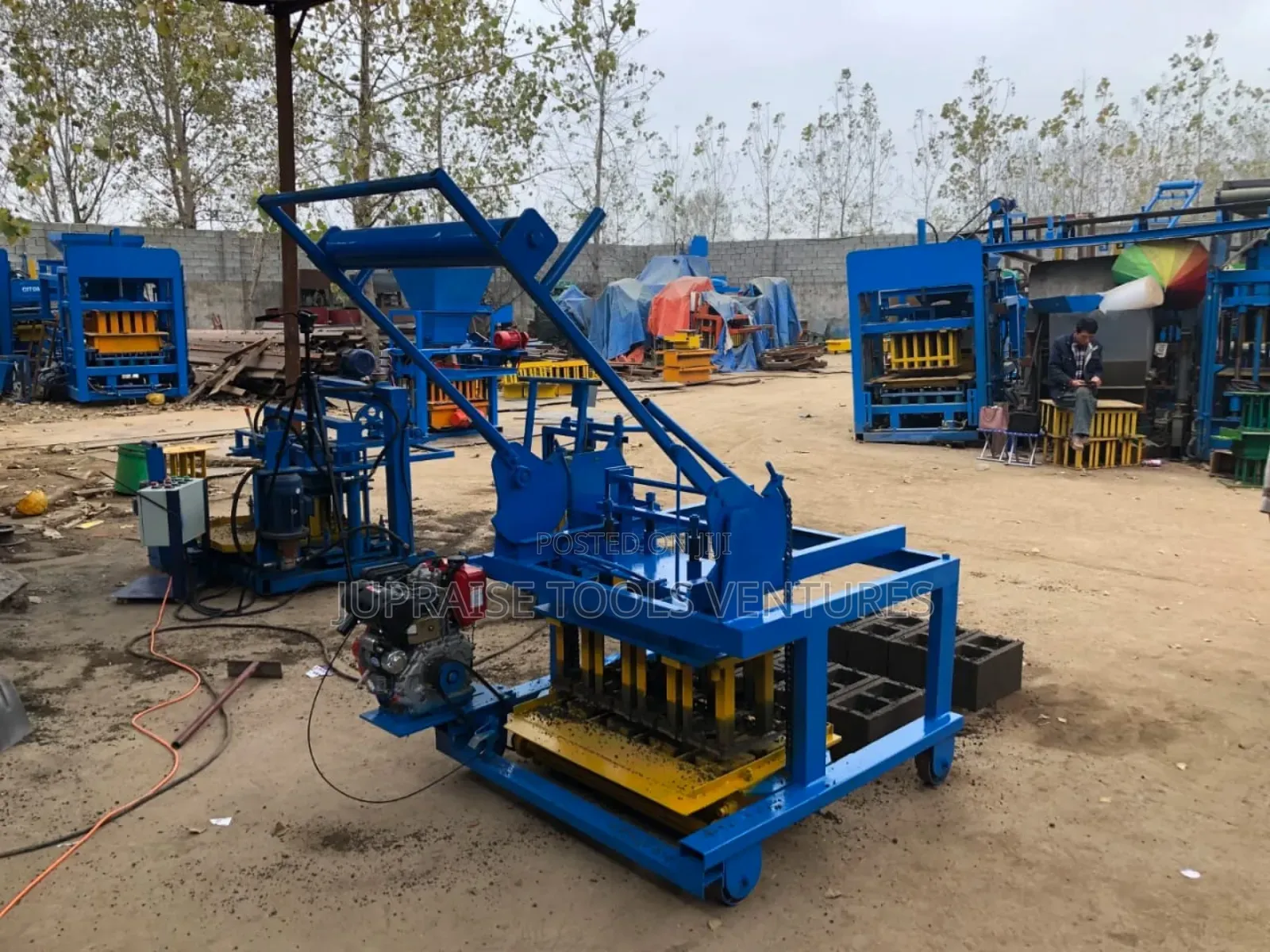 Mobile Block Moulding Maching