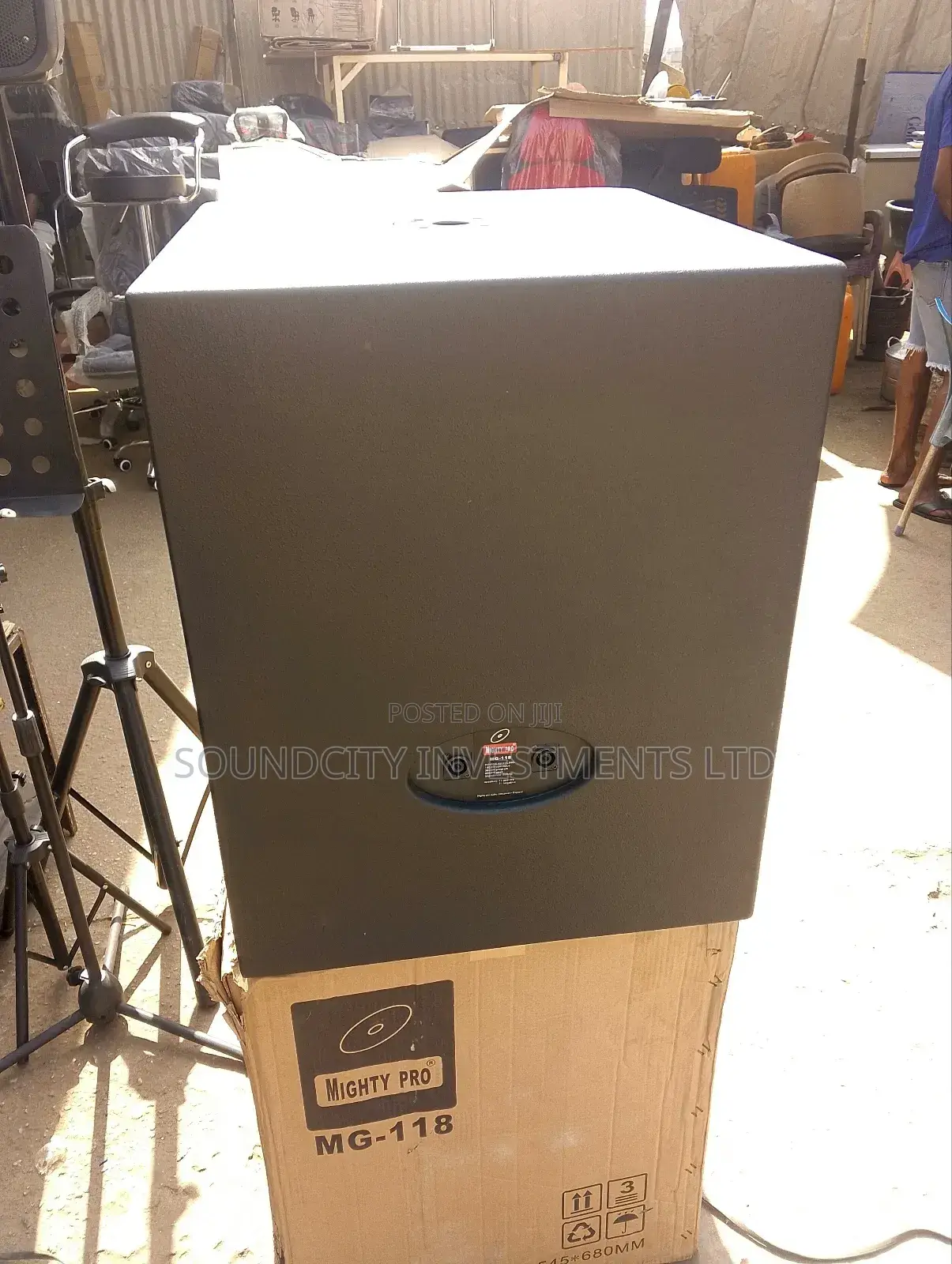 Pair Of Mighty 18" Single Subwoofer.