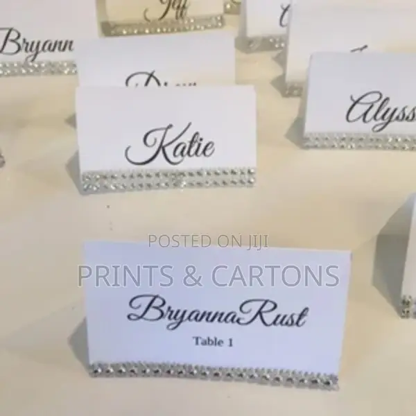Table Tag for Events Printing