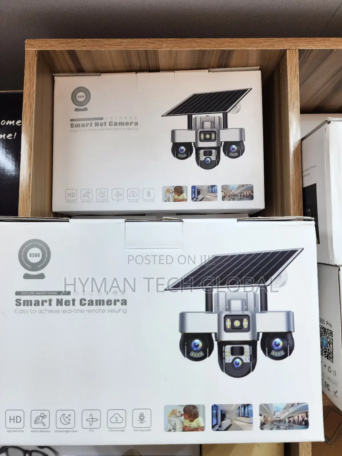 4g Solar CCTV PTZ 3 Lens Camera Able to Control 3 Lens From App
