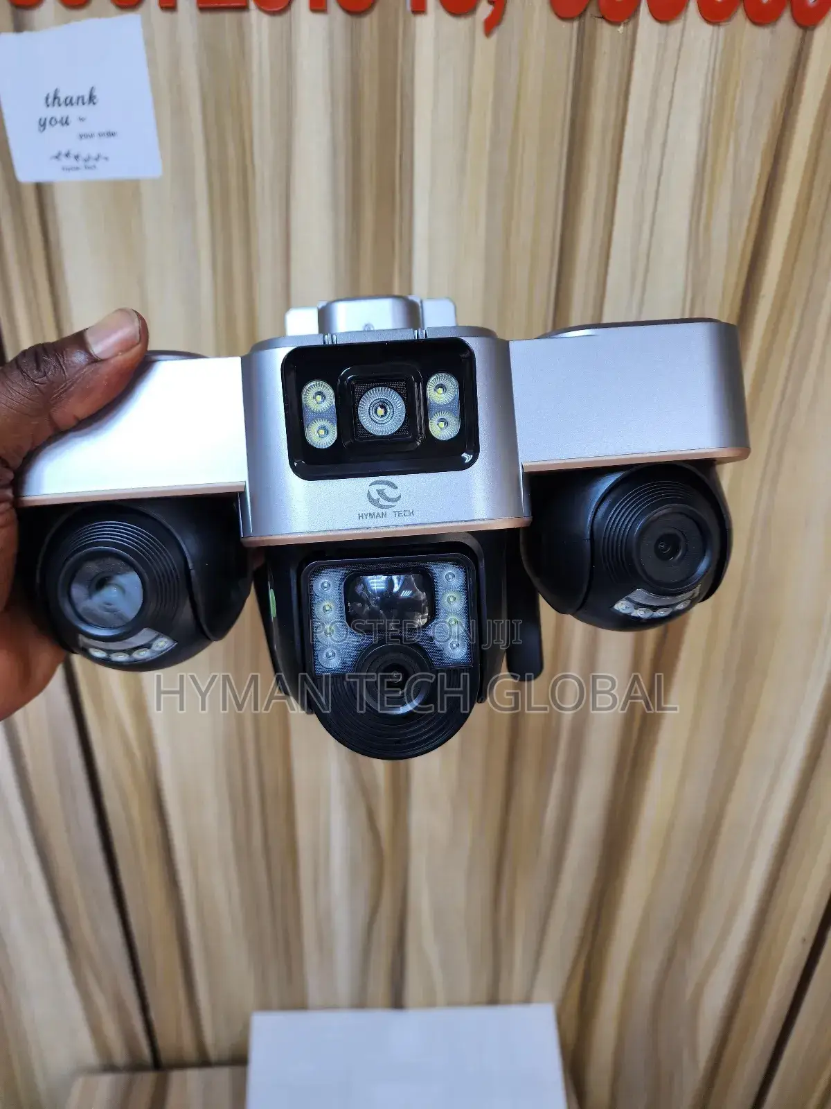 4g Solar CCTV PTZ 3 Lens Camera Able to Control 3 Lens From App