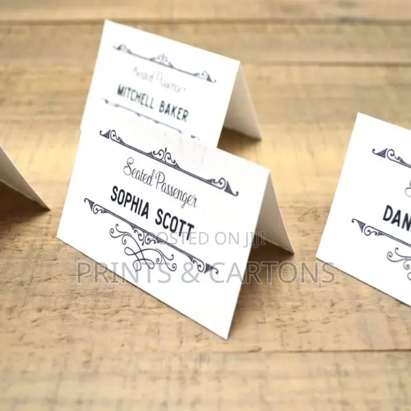 Printed Reserved Table Tag