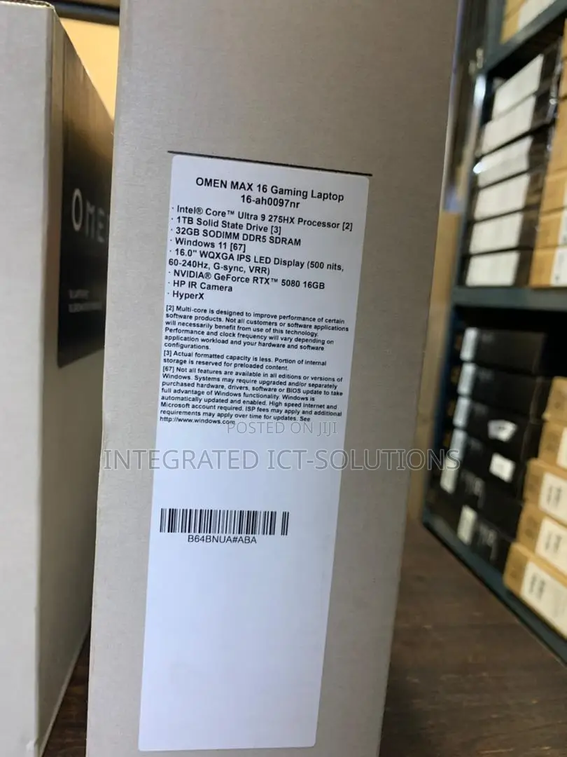 New Laptop HP Omen Max 16 32GB Intel Core Ultra 9 SSD 1T