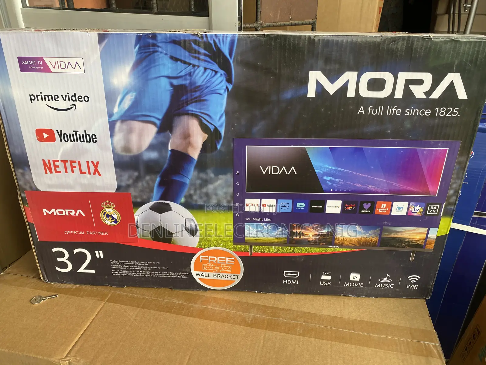 Brand New Original Mora 32inches Smart Tv Netflix , Youtube Etc.