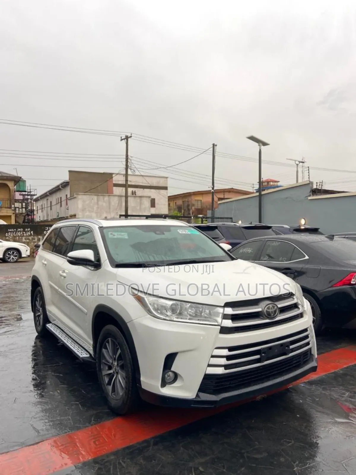 Toyota Highlander XLE 4x4 V6 (3.5L 6cyl 8A) 2017 White
