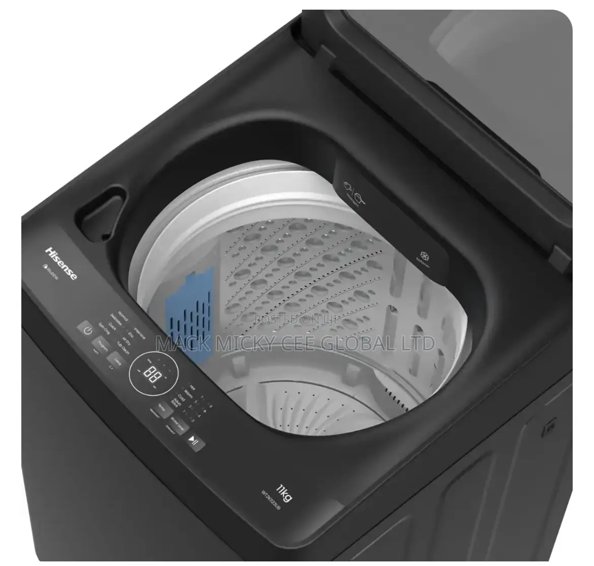Hisense Top Load 11kg (Wt3k1123ub) Washing Machine Ibubble