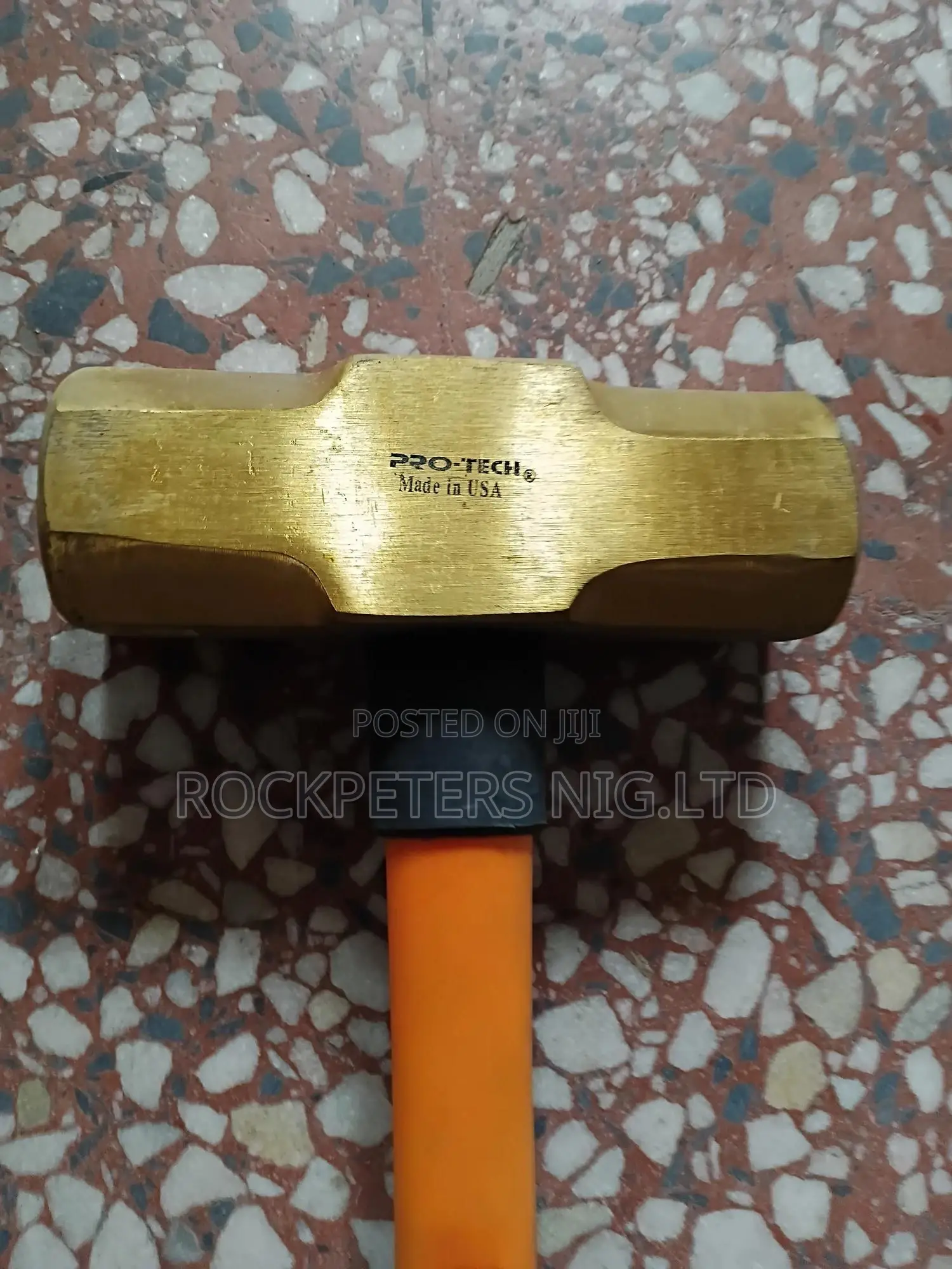 Protech 10kg Non-spark Brass Head Fibreglass Hammer
