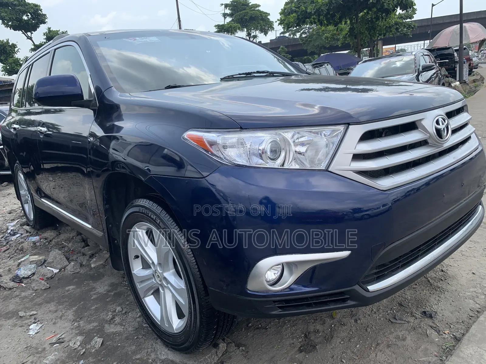 Toyota Highlander Limited 2012 Blue