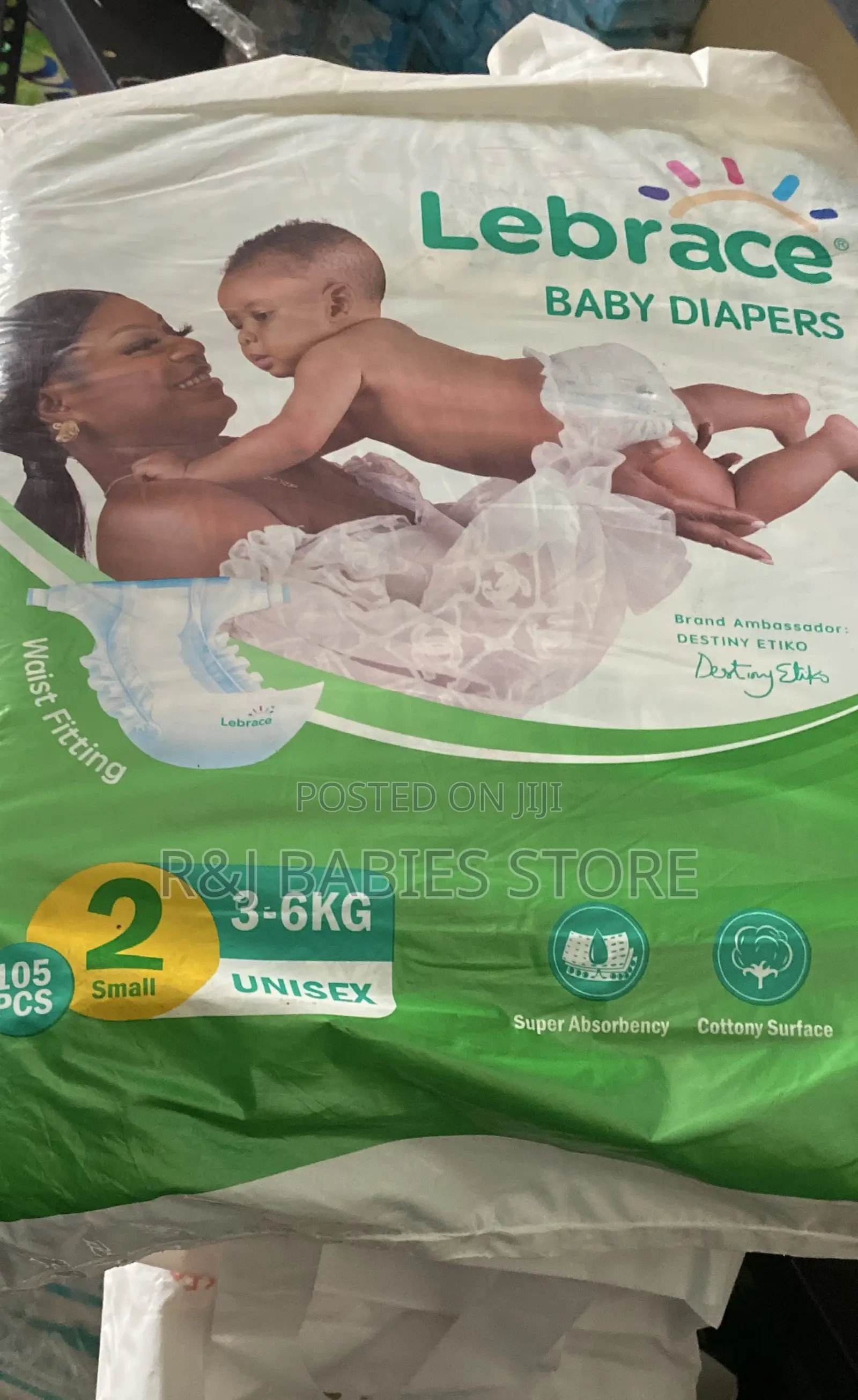 Lebrace Baby Diaper (Jumbo) From 3- 6kg