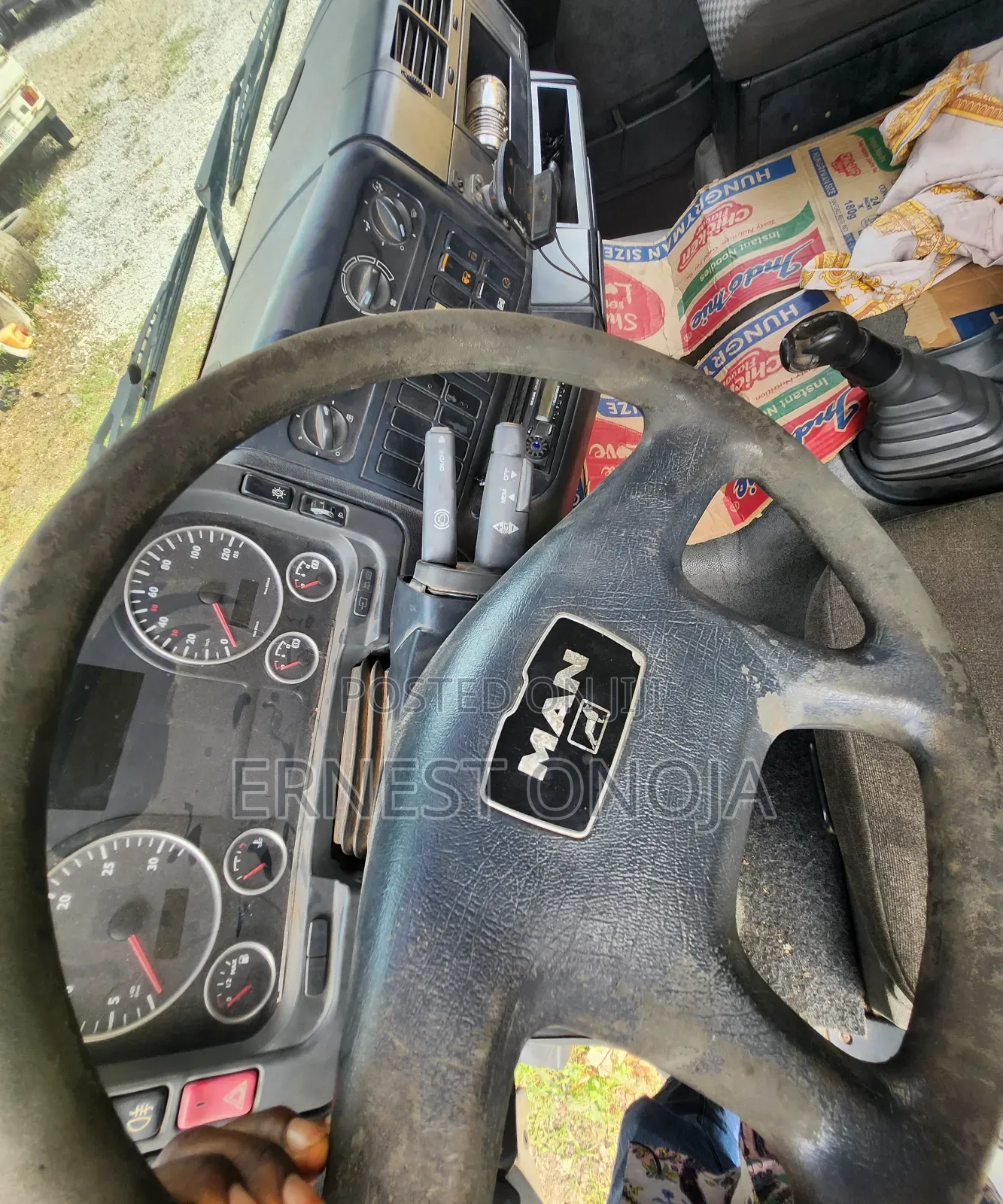 Fforeign Used Man Diesel Truck With Original Duty