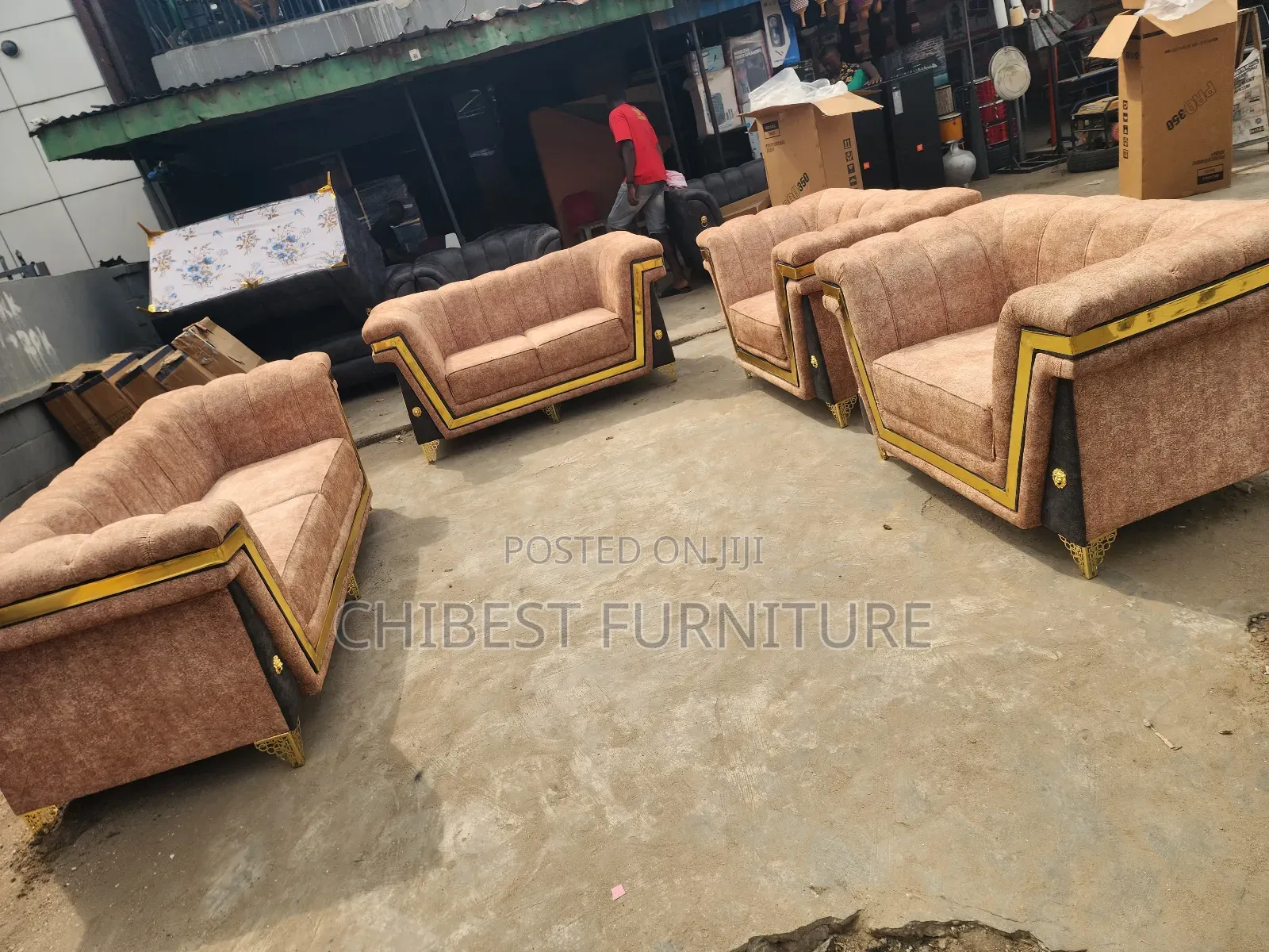 Brand New Sofa Fabric Chairs by 7 Seaters