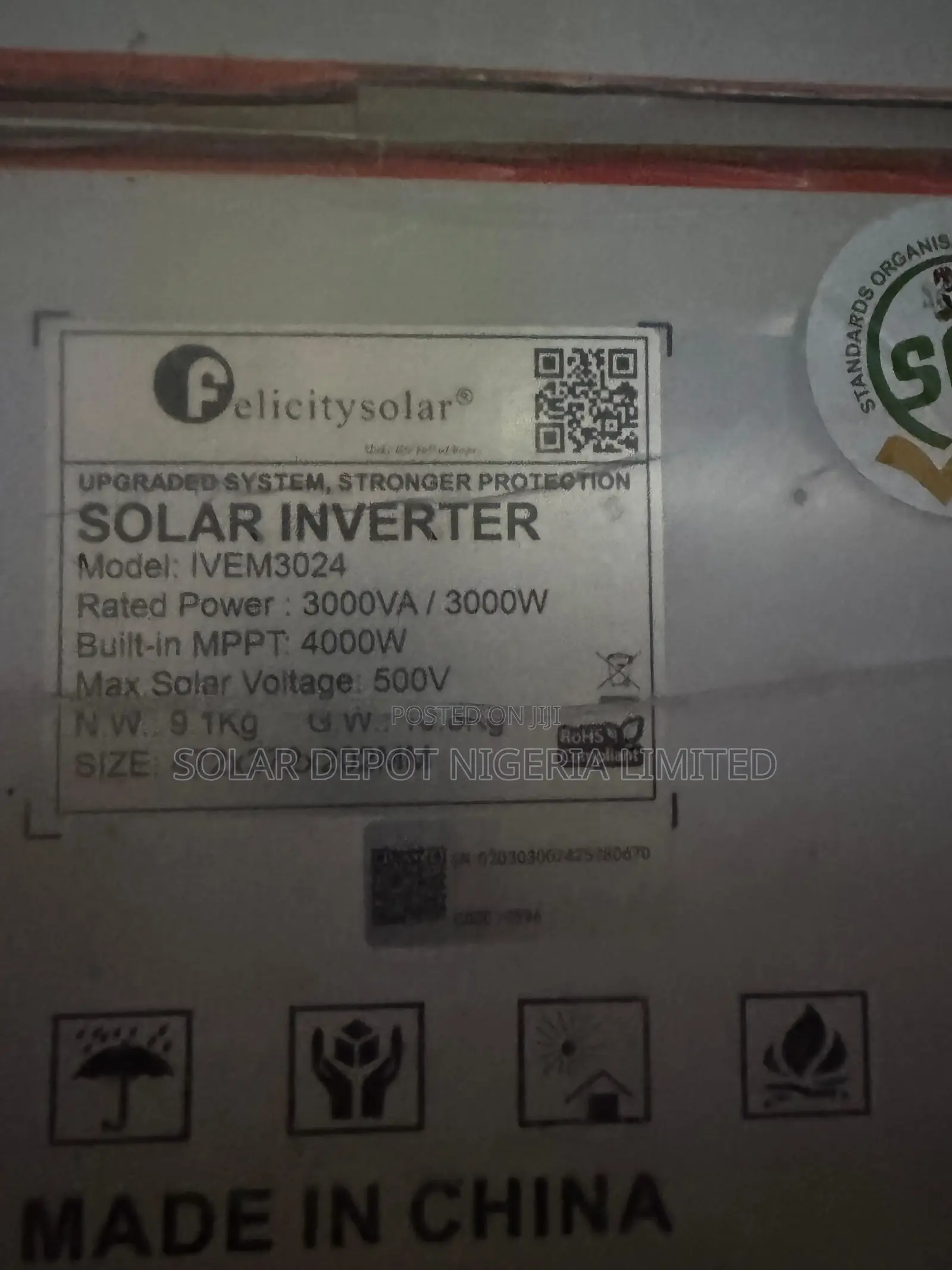 Felicity Ivem 3kva 24v Hybrid Inverter