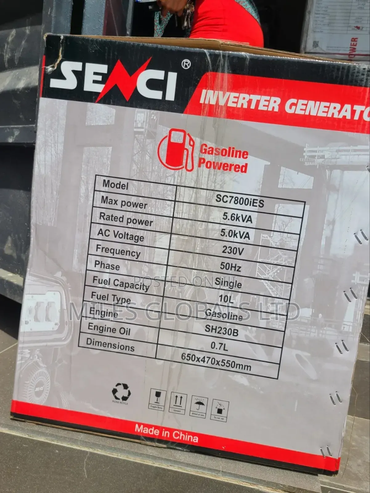 Senci Inverter Generator Sc7800ies