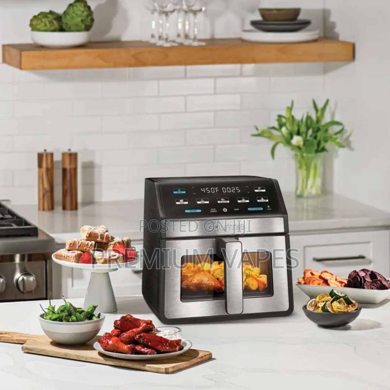 Gourmia 7.6 L Digital Air Fryer With Window Light