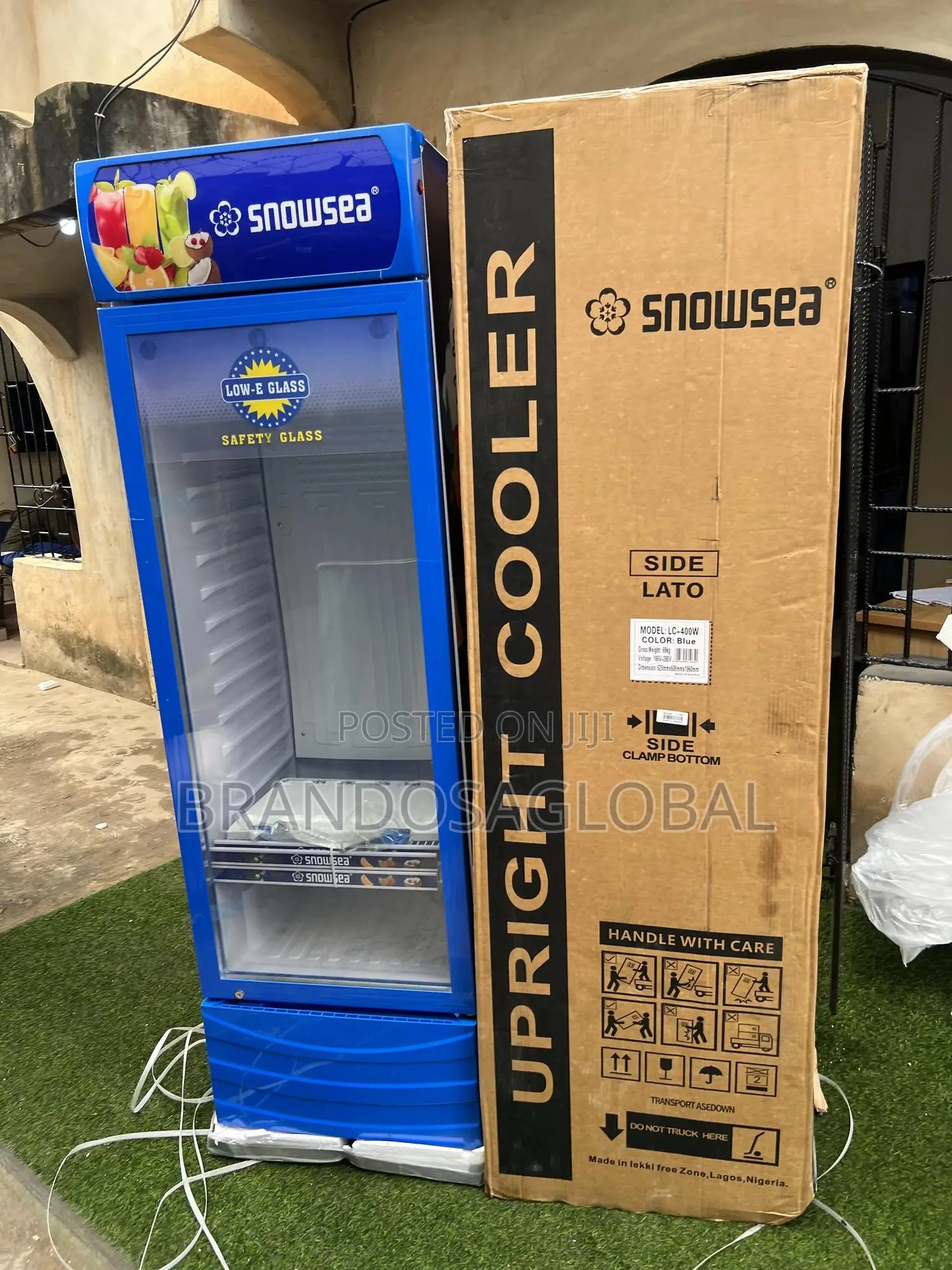 Snowsea 400l Upright Beverage Showcase Chiller Lc-400