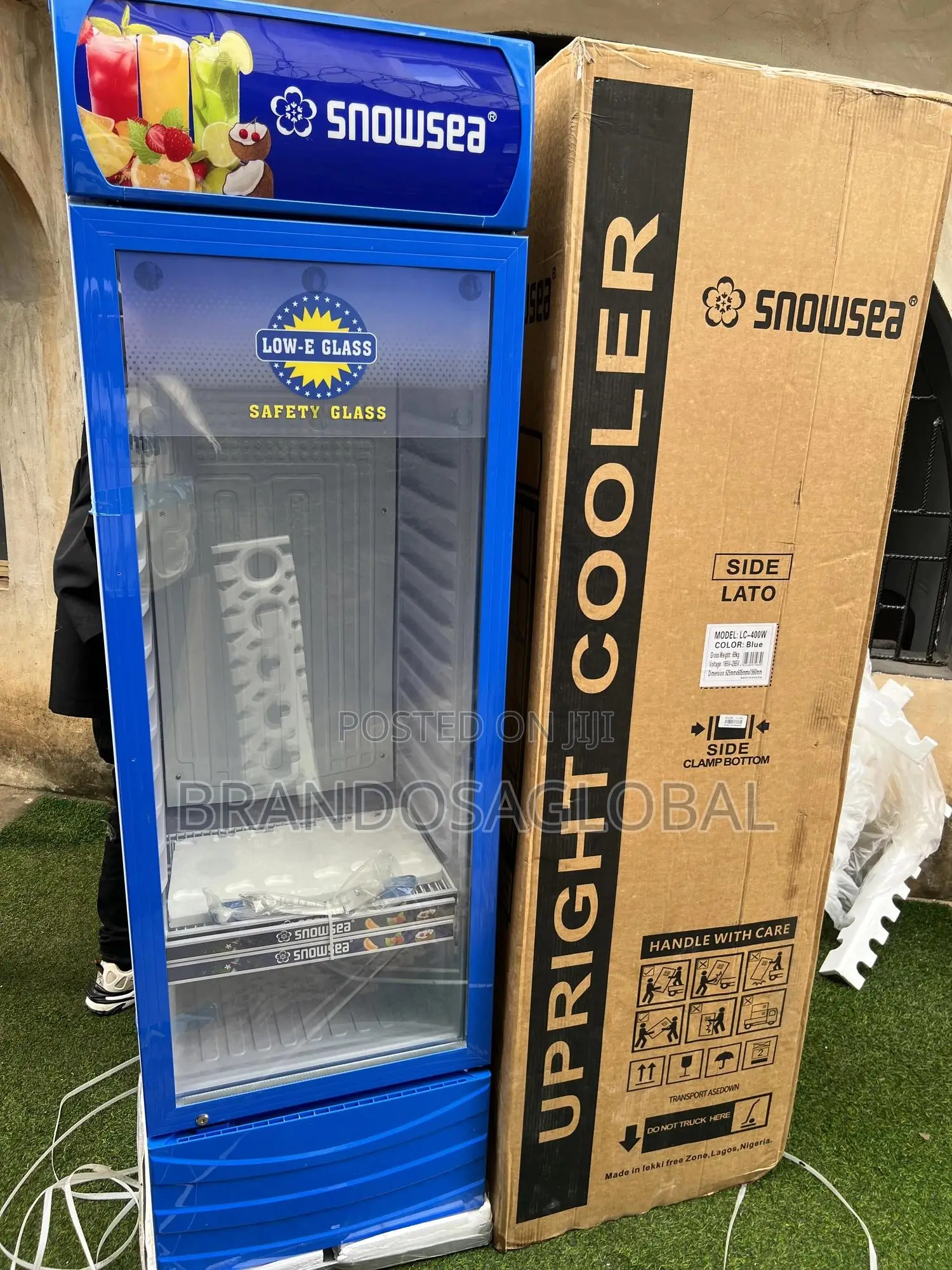 Snowsea 400l Glass Showcase Chiller Lc-400