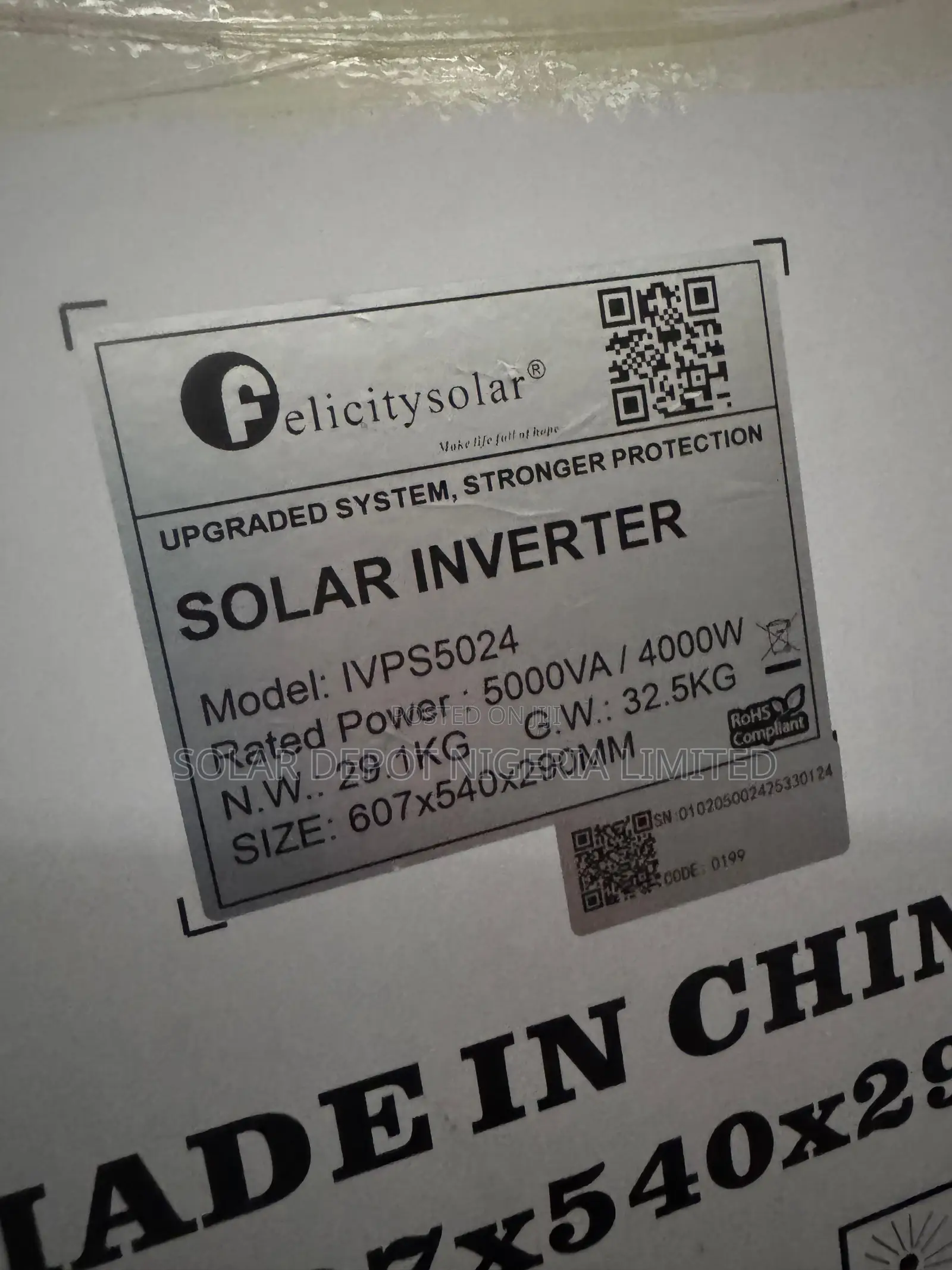 Felicity 5kva 24v Inverter