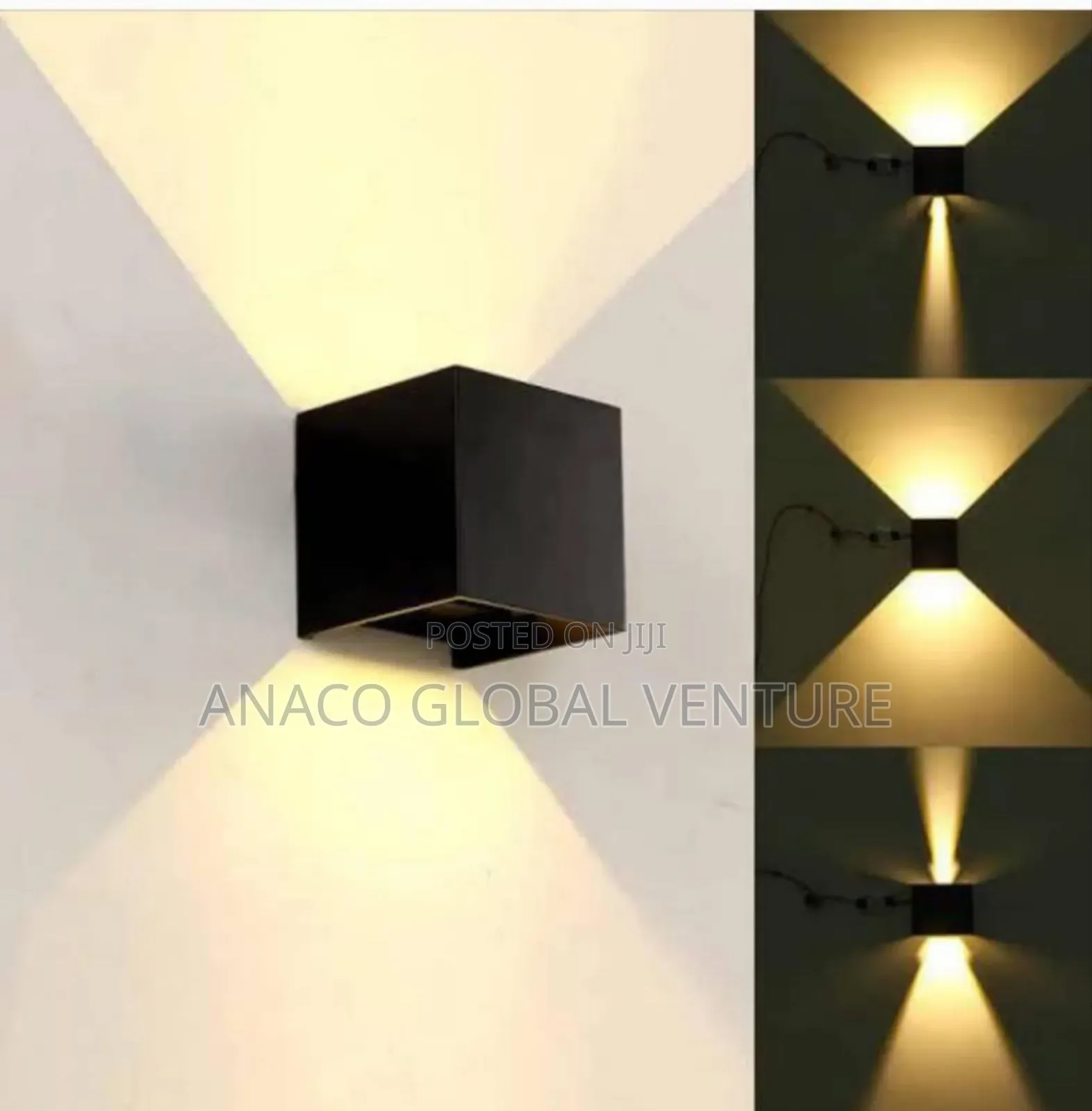 Led Outdoor Light Adjustable Face Cast Body Warm White Light