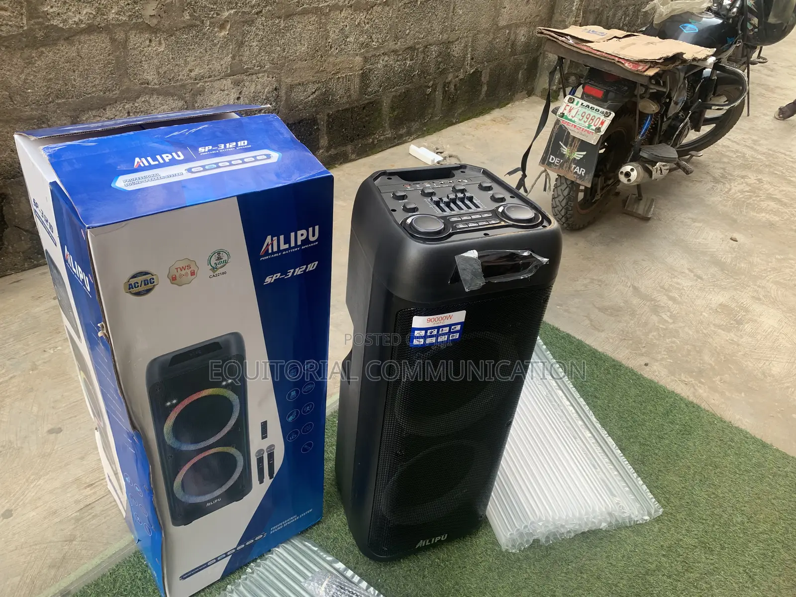 Ailipu 90000w Deep Bass Outdoor Bluetooth Speaker
