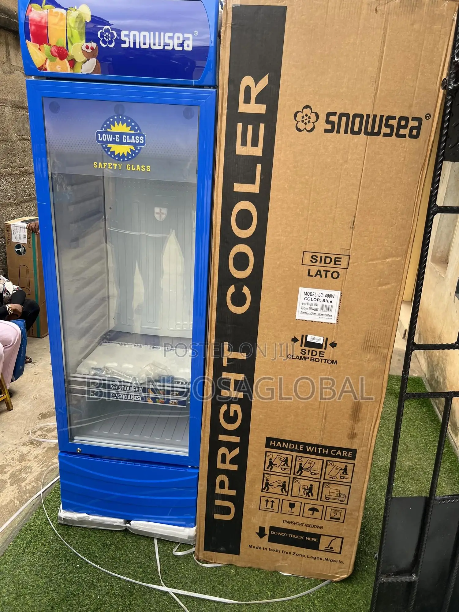 Snowsea 400l Upright Food Display Chiller Lc-400