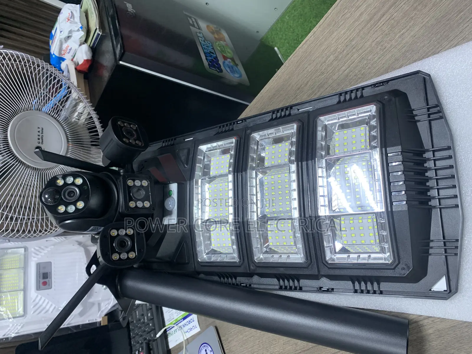 V380 Dual Camera Lens With Solar Street Light