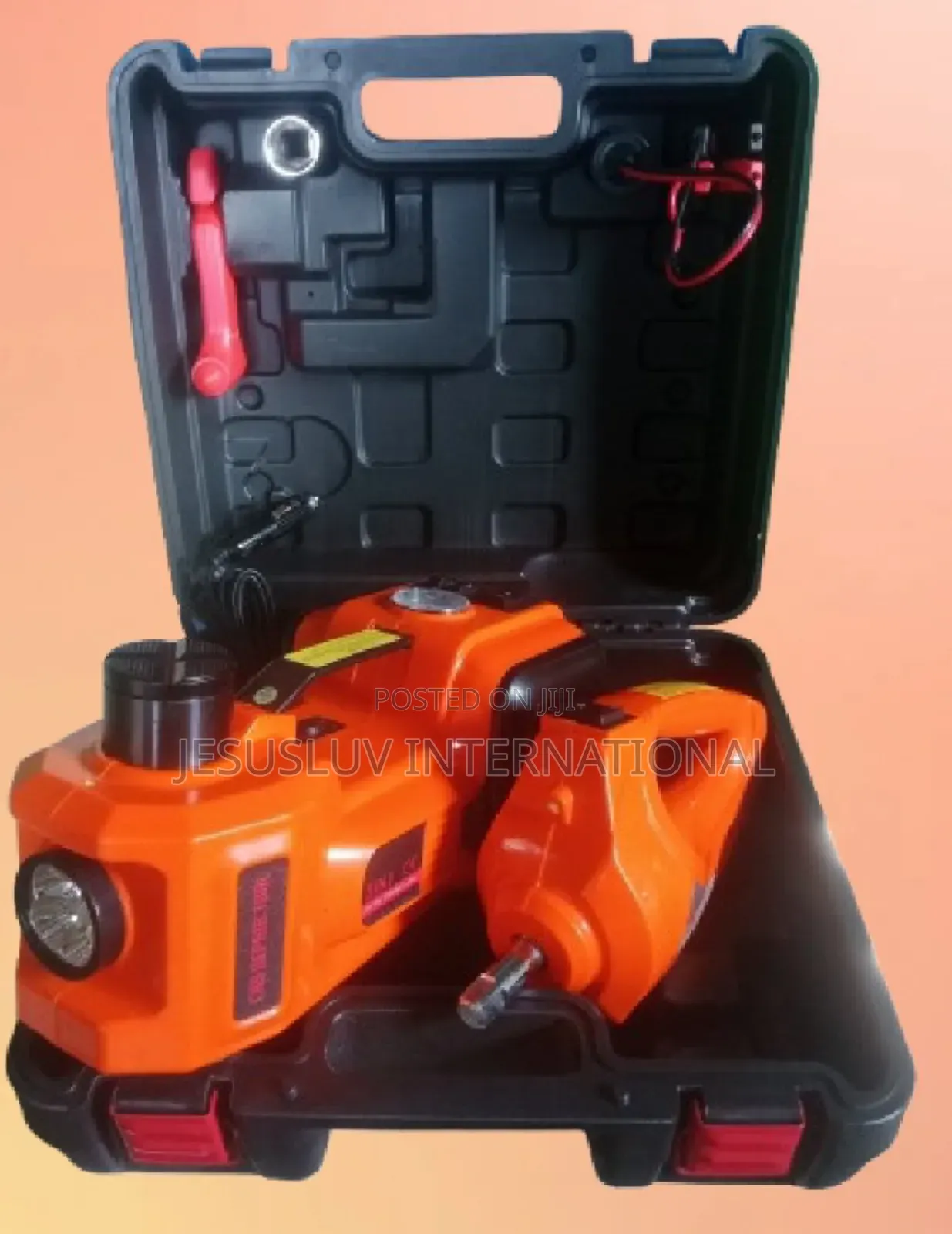 Mobile Electric Quick Car Jack 5 Ton With Tyre Pump Impact Wrench