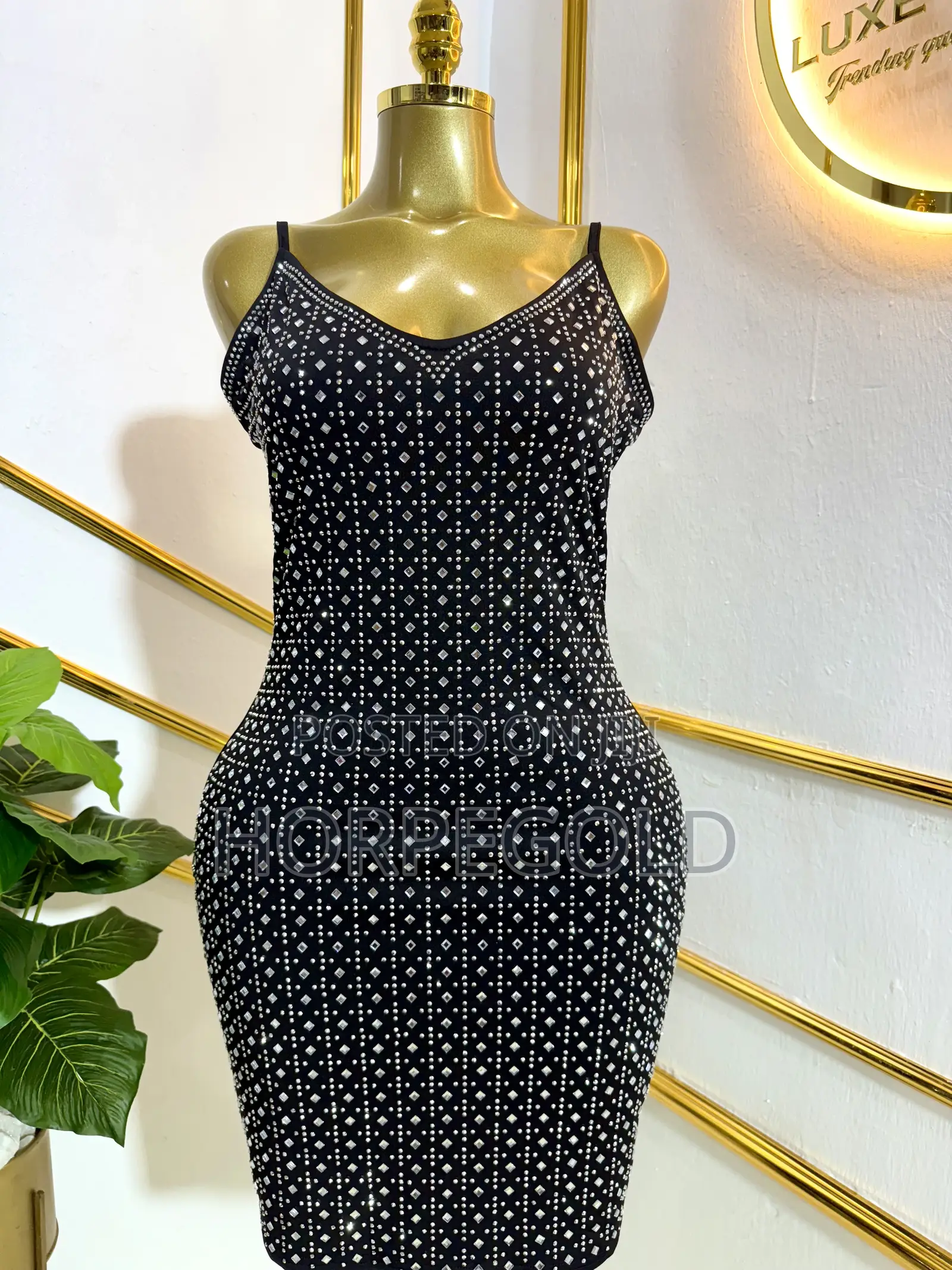 Beautiful Stoned Short Gown