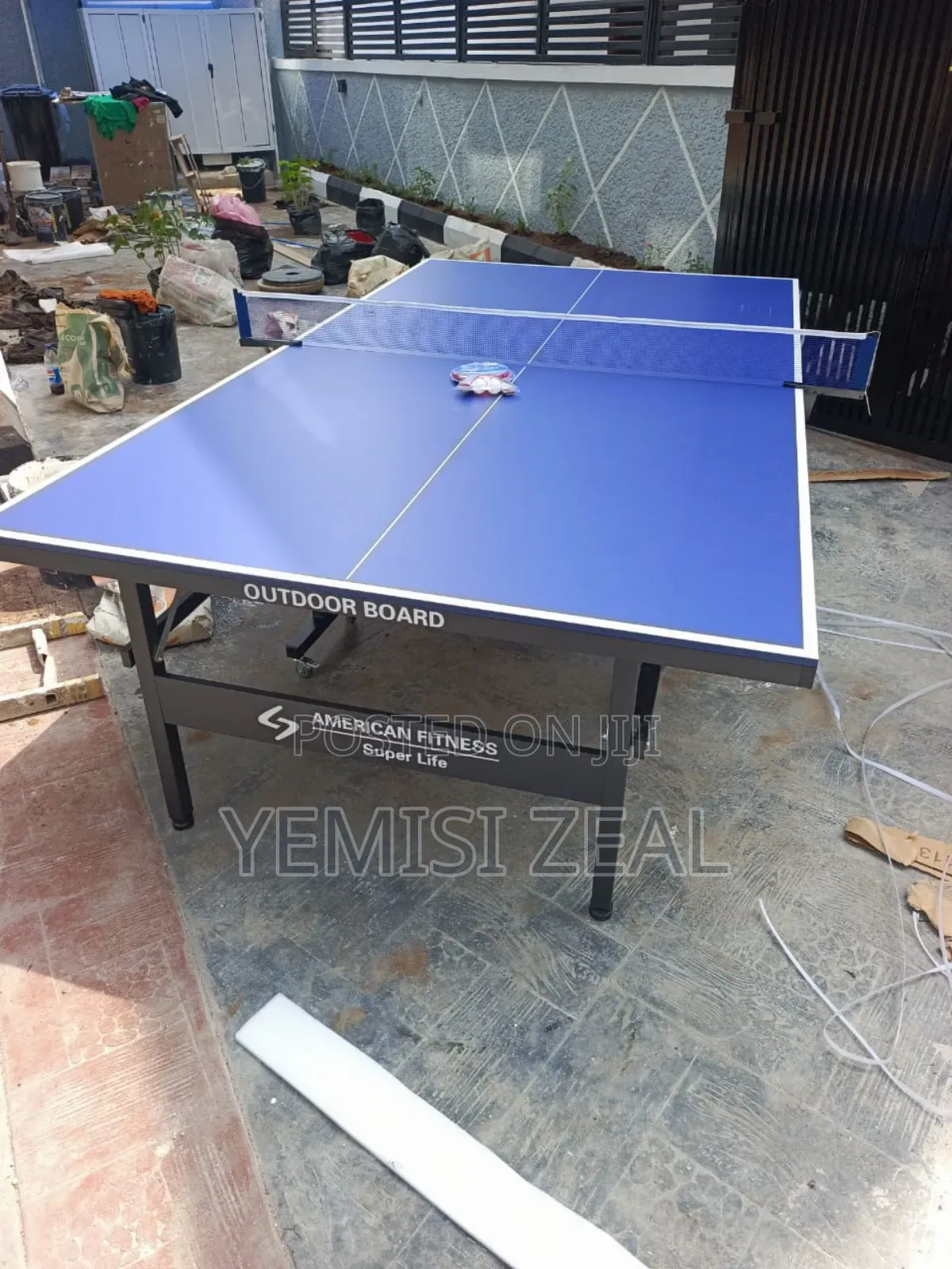 American Fitness Outdoor Table Tennis Board With Full Accessories