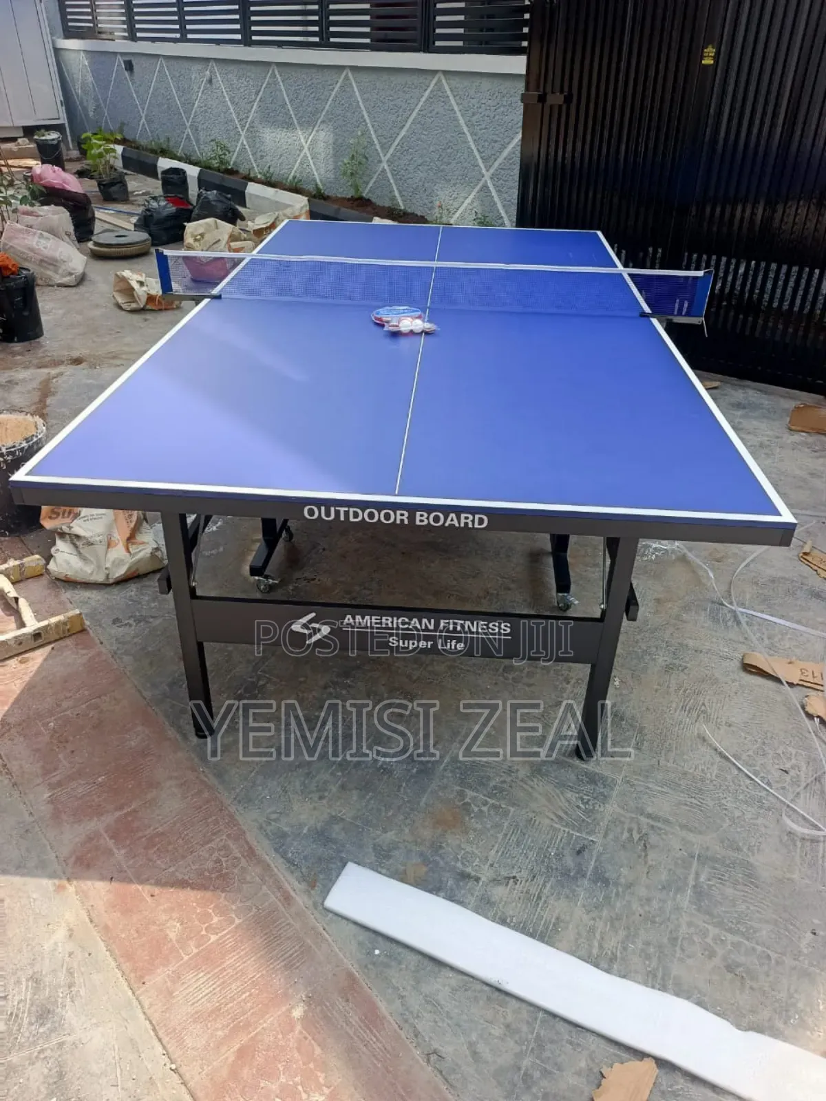 American Fitness Outdoor Table Tennis Board With Full Accessories