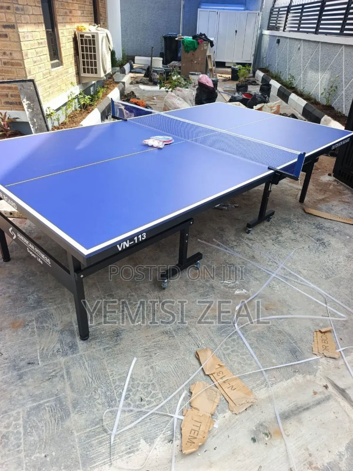American Fitness Outdoor Table Tennis Board With Full Accessories