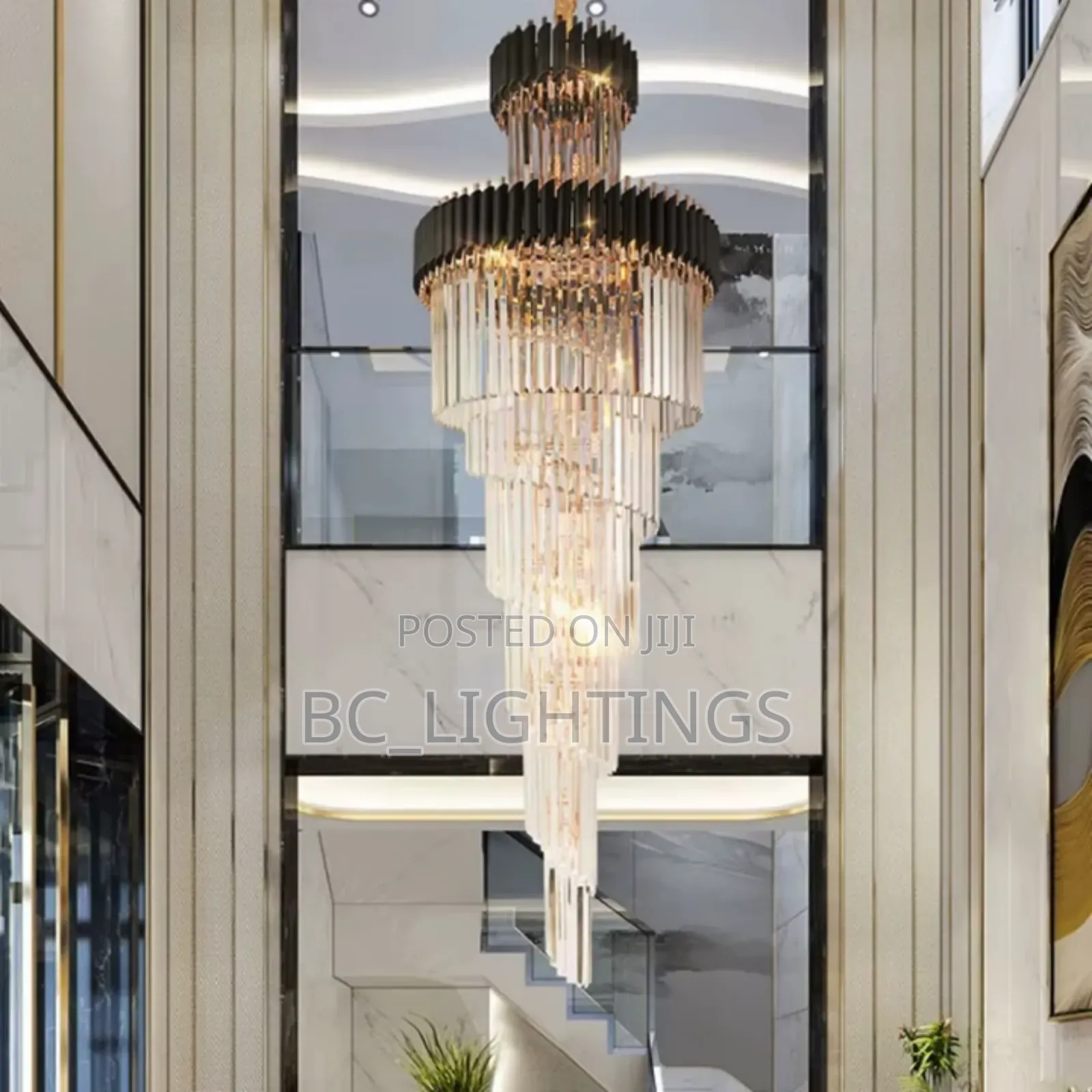 Modern Led and Bulb Crystal Chandelier Light