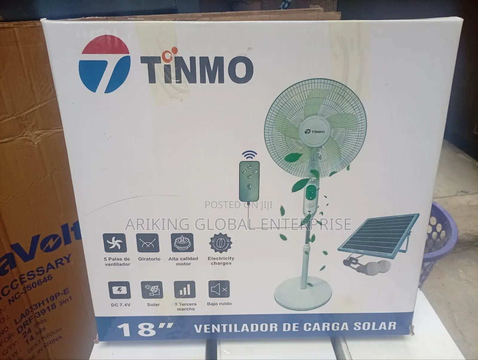 18 Inches Brand New Tinmo Rechargeable Fan