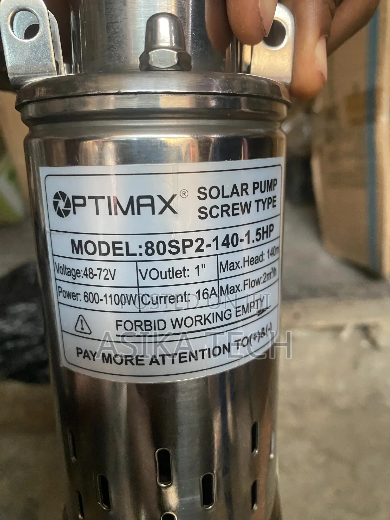 Dc Solar Pump 1.5hp / 48v
