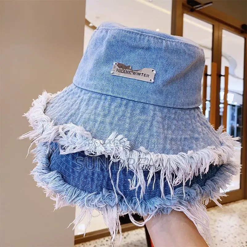 Jeans Hat Denim Hat Blue Cap