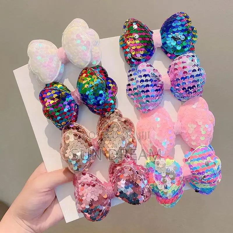 Kids Ribbon Hair Clip Children Hairpin Bow