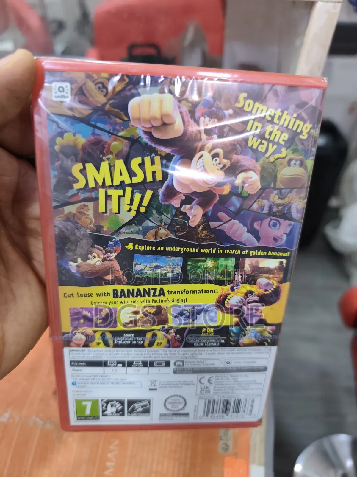Nintendo Switch 2 Donkey Kong Bananza Game