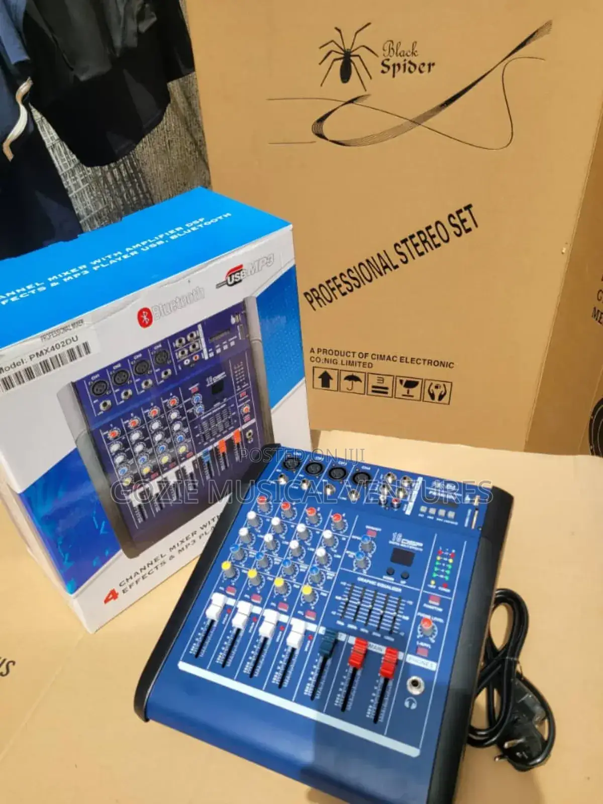 4 Channels Mixer Boxes and Flat Mixer