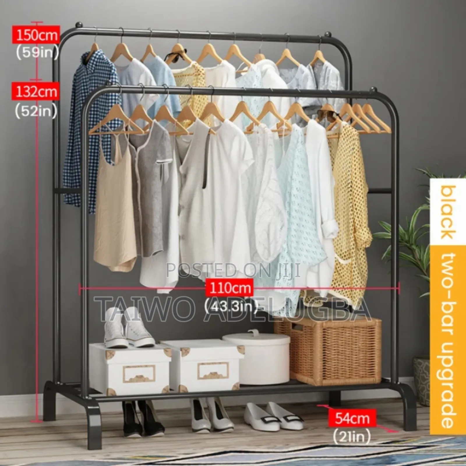 35kg Heavy Duty Double Pole Hanger