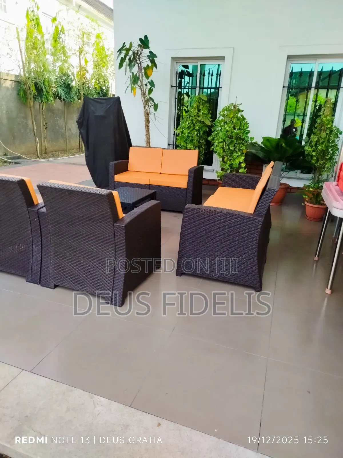 Outdoor Rattan Plastic Sofa Set