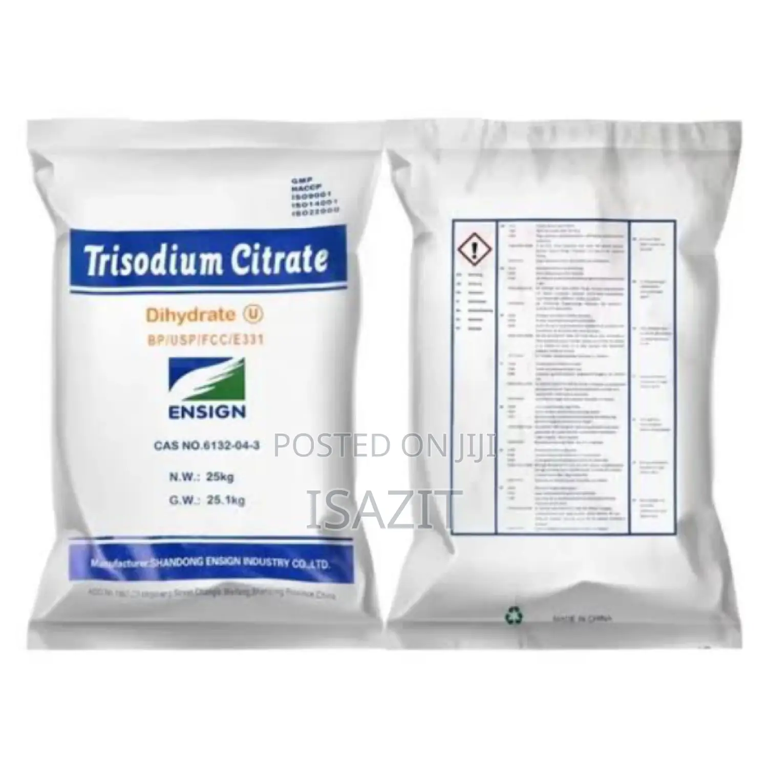 Trisodium Citrate (Industrial / Food Grade Supply)