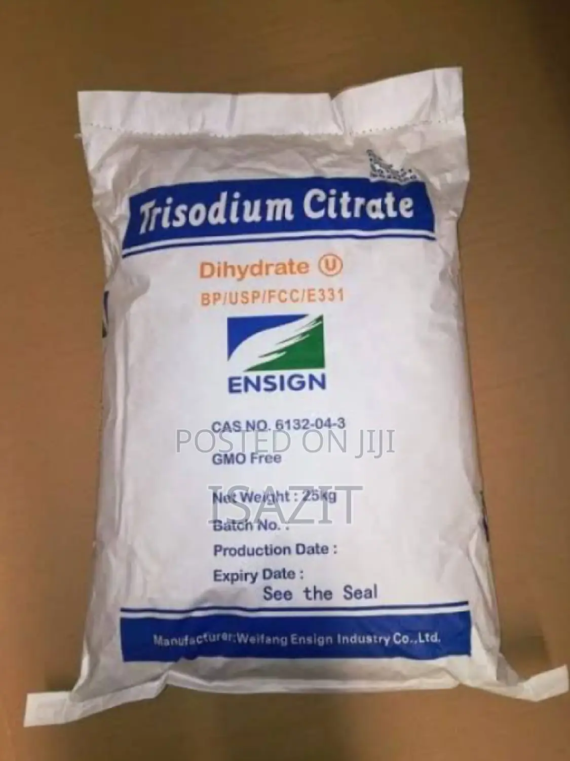 Trisodium Citrate (Industrial / Food Grade Supply)