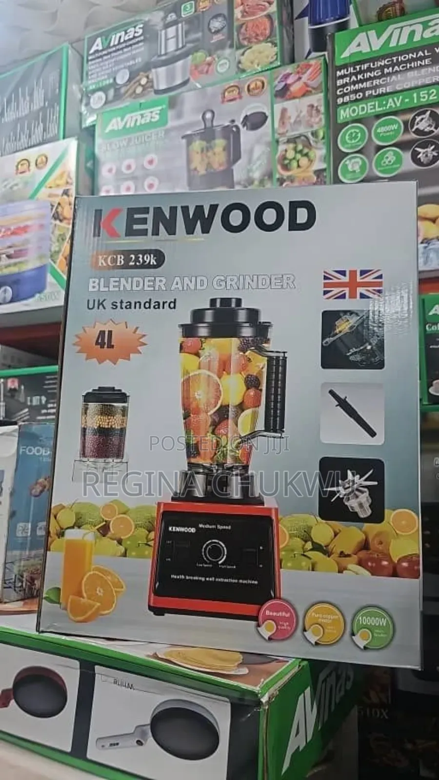 4l Kenwood Blender and Grinder U.K Standard