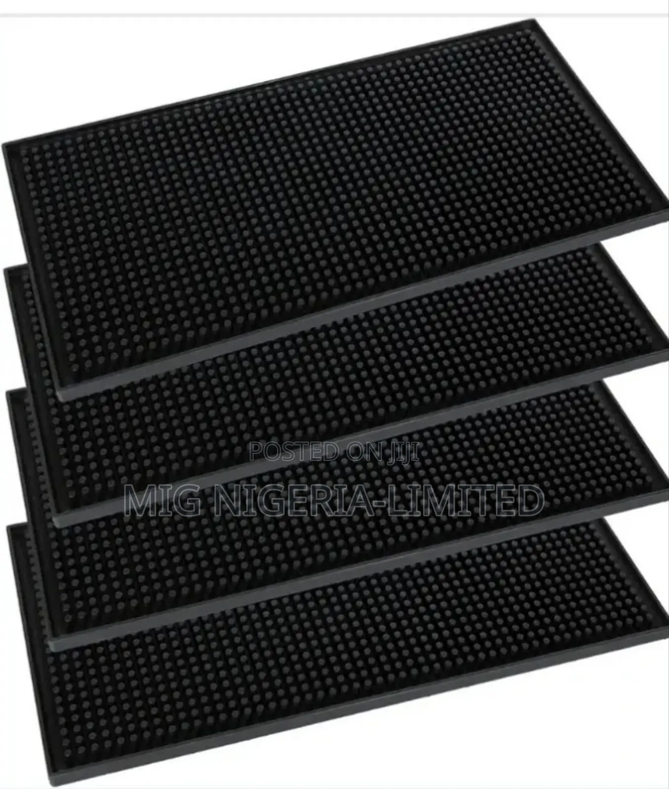 Bar Mats For Home Pub, Black Beer Mats, Non-slip Rubber Bar