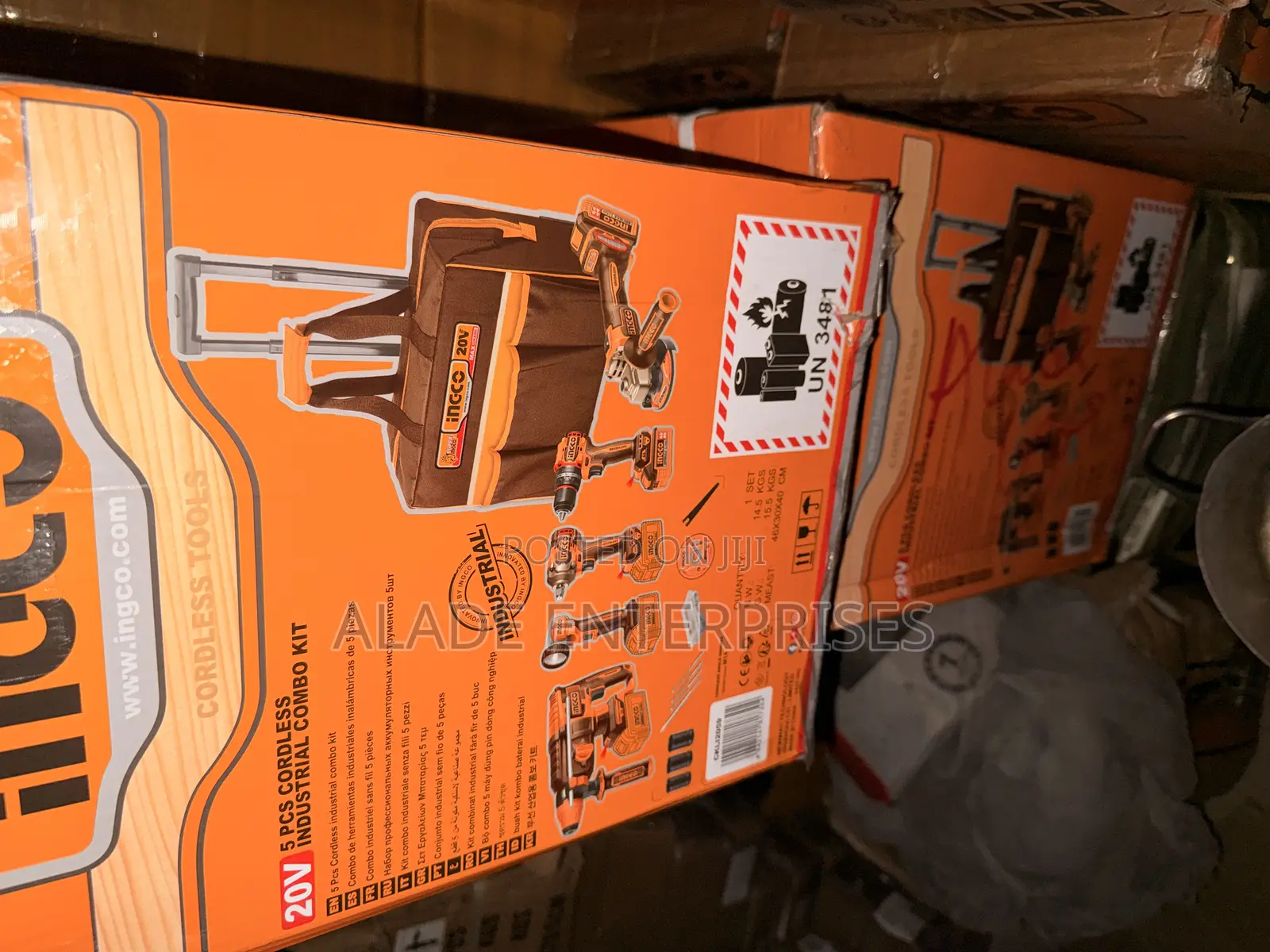 Special Ingco 5piece Industrial Brushless Combo Kit