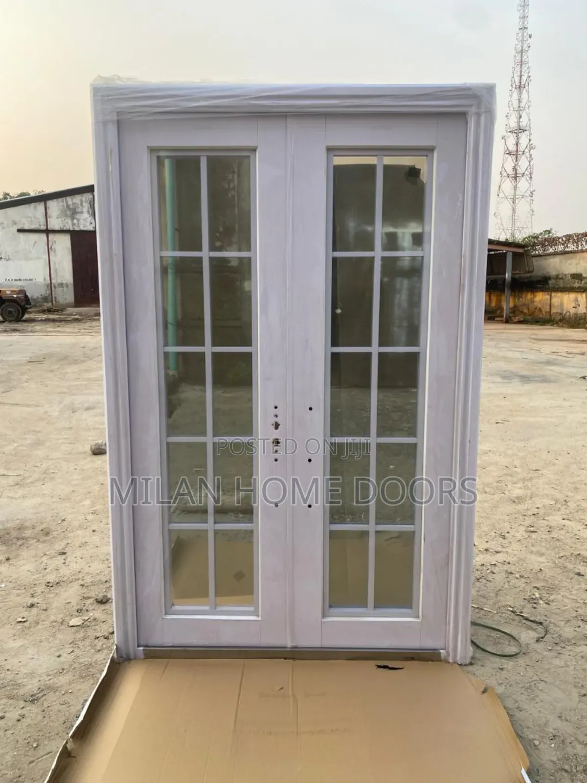 1.5m By 2.1m Extra Height French Glass Entrance Door